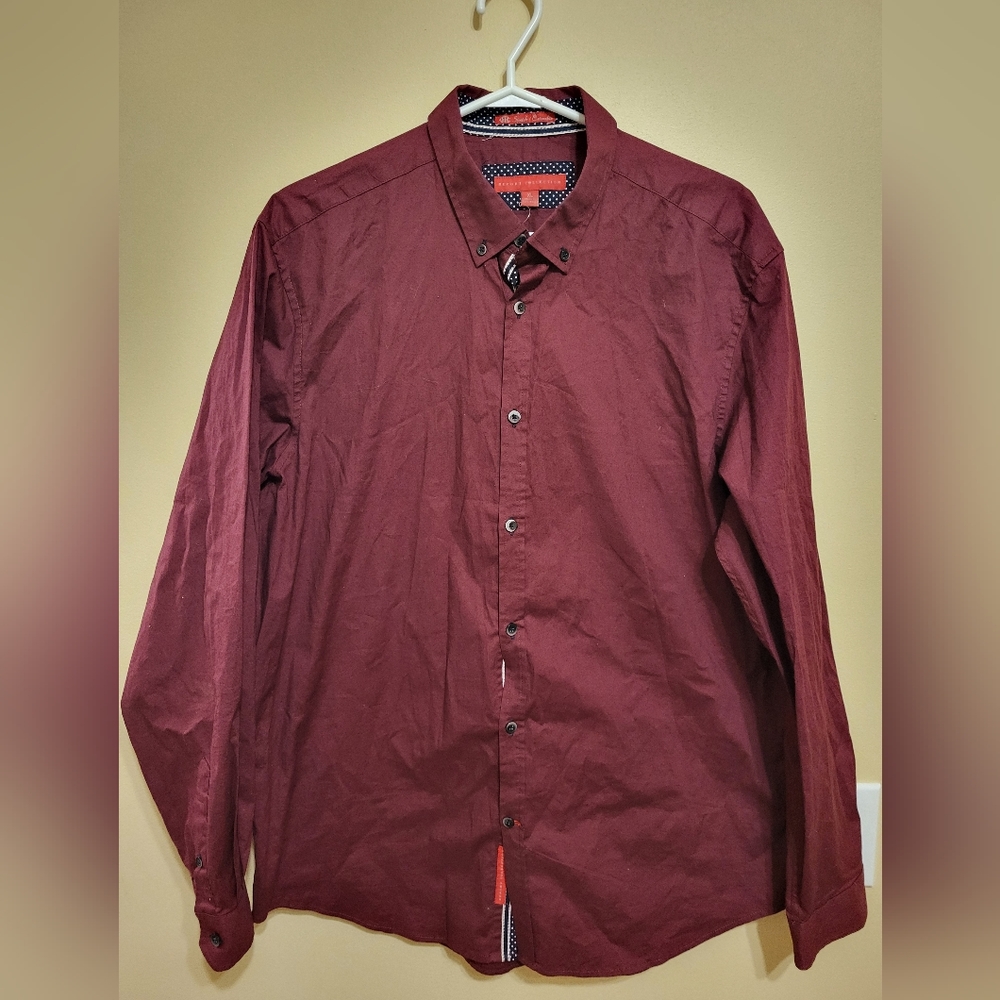 Report Collection Burgundy Dress shirt